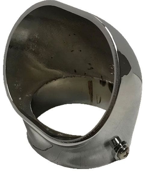 MOONEYES Suit 2-5/8" Neck Carburettors Chromed Alloy Air Scoop MNJE9600 Autofit