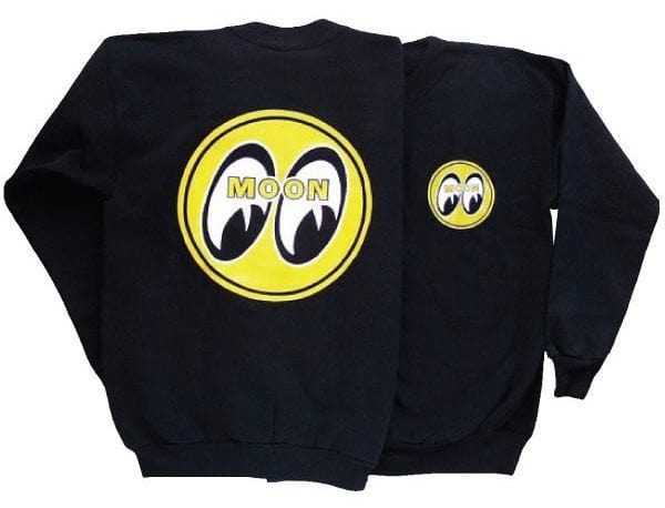 MOONEYES X Large Black Jumper With Moon Logo MNSM060BKX Autofit