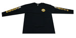 MOONEYES XX Large Black Long Sleeve T-Shirt With Moon Racing Cams Logo MNTM112BK2X Autofit