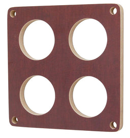 MOROSO 1/2" Thick 4-Hole (2" I.D Hole) Suits 4500 Holley Carburettors Laminated Wood Carburettor Spacer MO65017 Autofit