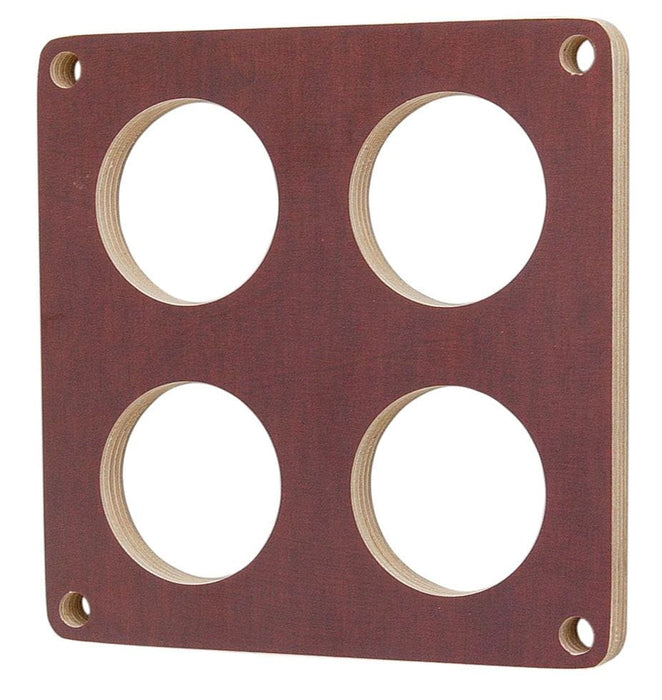 MOROSO 1/2" Thick 4-Hole (2" I.D Hole) Suits 4500 Holley Carburettors Laminated Wood Carburettor Spacer MO65017 Autofit
