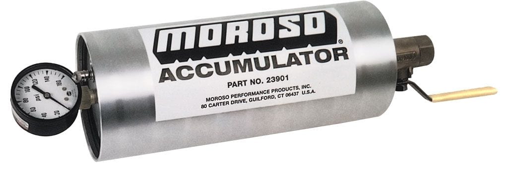 MOROSO 1.4Ltr Capacity, 10" x 4-1/4" Cylinder Oil Accumulator MO23901 Autofit