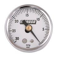 MOROSO 1.5" Diameter, 0-30" Hg With 1/8" NPT Thread Vacuum Gauge MO89610 Autofit