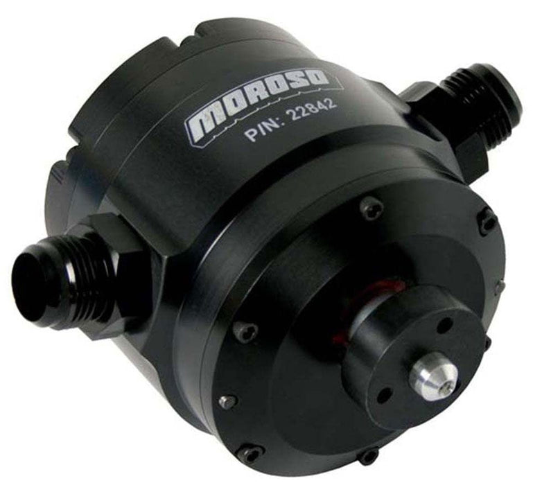 MOROSO -12AN Fitting, Hard Anodised Finish Enhanced Design 4-Vane Vacuum Pump MO22842 Autofit