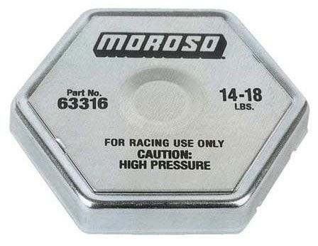 MOROSO 14-18 lbs Racing Radiator Cap MO63316 Autofit