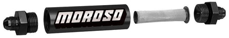 MOROSO -8 AN, 6-1/2" overall length In-Line Fuel Filter MO65230 Autofit