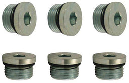MOROSO -8AN, 3/4"-16 with O-ring for Oil Pans with Kick Out Designs (6) Steel Plugs MO97005 Autofit