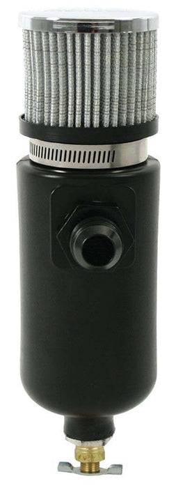 MOROSO Black Polyethylene With -8AN Fiting Breather Tank MO85404 Autofit