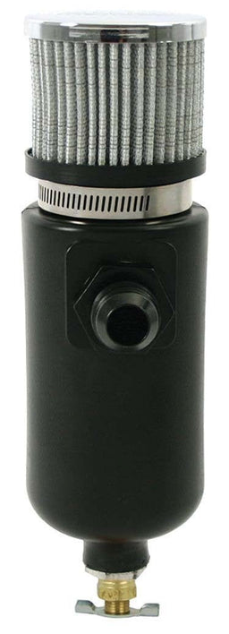 MOROSO Black Polyethylene With -8AN Fiting Breather Tank MO85404 Autofit