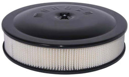MOROSO Black Powder Coated With PVC Adapter Included & Recessed Base Racing Air Cleaner 14" X 3" MO65904 Autofit
