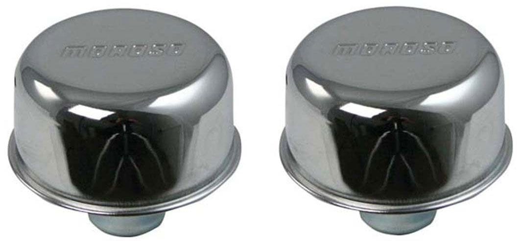 MOROSO Chrome Plated Steel With Moroso Logo Push-In Breather MO68740 Autofit