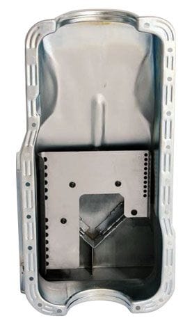 MOROSO Clear Zinc Finish suit Ford 351W Steel Oil Pan, 8" Deep, Kicked-Out Front Sump MO20501 Autofit