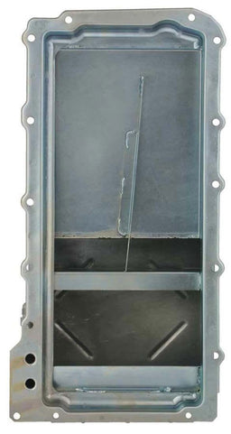 MOROSO Clear Zinc Finish suits GM LS Series Steel Wet Sump Oil Pan, 6" Deep, Angled Sump MO20141 Autofit