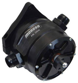 MOROSO Large Cubic Inch & Blower Motor Pump -16AN Inlet and Outlet Fitting Pro Mod" Style 4-Vane Vacuum Pump 1-1/4" Beaded Hose Fitting MO22643 Autofit