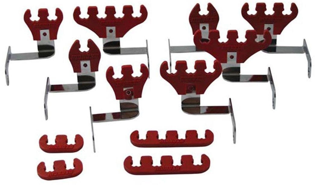 MOROSO Suit BB Chev Spark Plug Lead Separators, 7-9mm, Red MO72176 Autofit