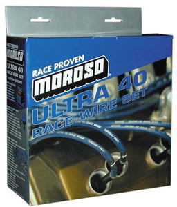 MOROSO Suit GM LS Series 9.75" Lead Length Ultra-40 Blue 7mm Leade Set MO73537 Autofit