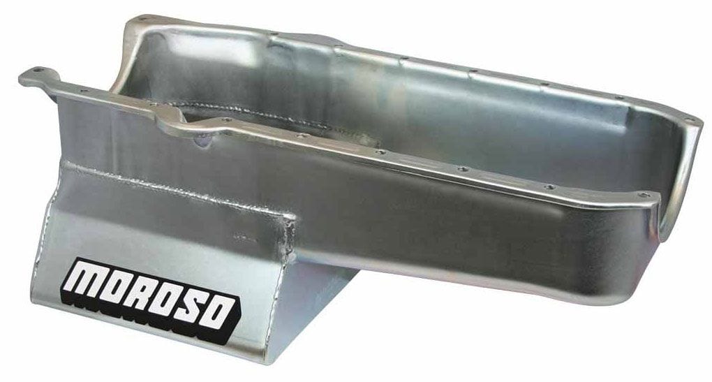 MOROSO Suit SB Chev 1986-On, R/H Dipstick, 1-Piece Main Oil Pan, Steel, 8-1/4" Deep, 6.6L MO20205 Autofit