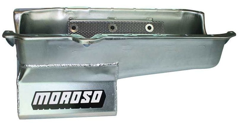 MOROSO Suit SB Chev 1986-On, R/H Dipstick, 1-Piece Main Oil Pan, Steel, 8-1/4" Deep, 6.6L MO20206 Autofit