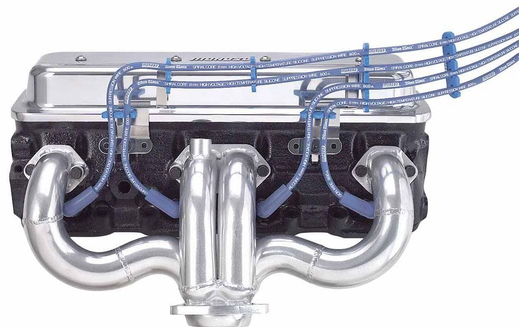 MOROSO Suit SB Chev With Center Bolt Valve Covers Spark Plug Lead Separators, 7-9mm, Blue MO72140 Autofit