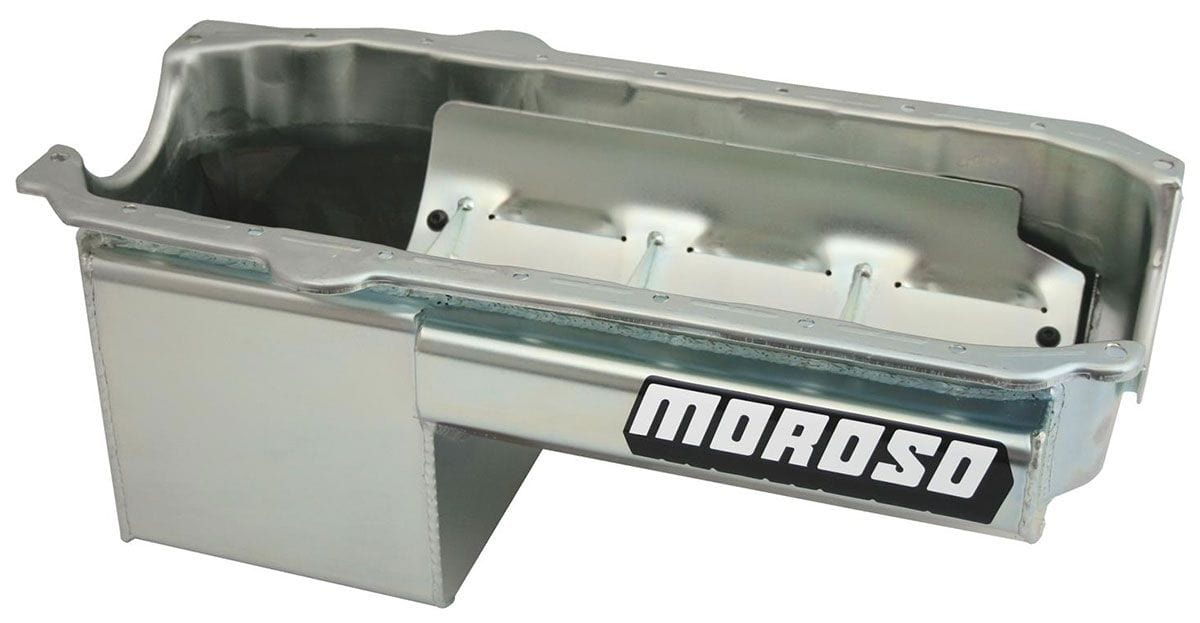 MOROSO Suit Small Black Chevy Pre-1980 and aftermarket (with stock width oil Wet Sump Oil Pan, 8-1/4" Deep MO21017 Autofit