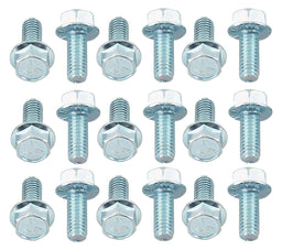 Mr Gasket Fits BB Chev Oil Pan Bolt Kit, Hex Head Zinc Plated MG6086 Autofit