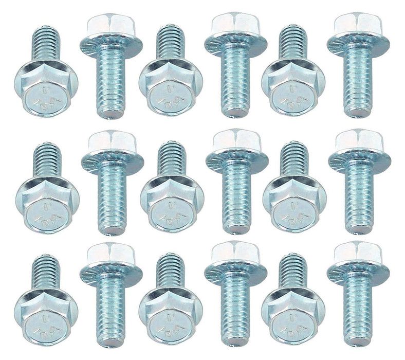 Mr Gasket Fits BB Chev Oil Pan Bolt Kit, Hex Head Zinc Plated MG6086 Autofit