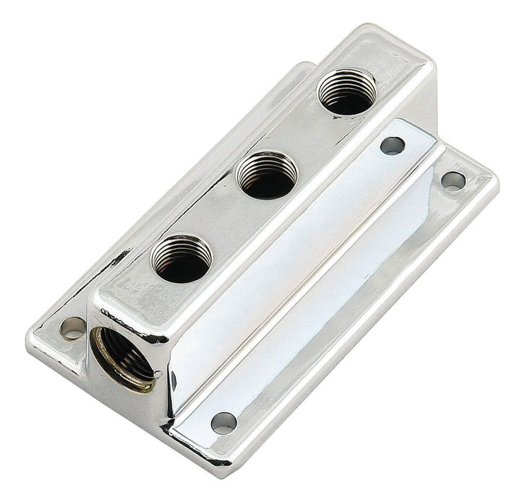 Mr Gasket Mr Gasket "T"-Style Fuel Block - Triple Outlet (3) MG6151 Autofit