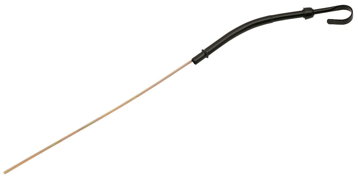 Mr Gasket Suit Small Block Chevy 1965-79 Mr Gasket Black Dipstick - Block Mount MG6235BP Autofit