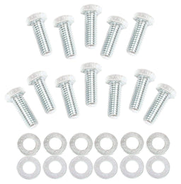 Mr Gasket Suit Small Block Chevy Mr Gasket Intake Manifold Bolts & Washers 3/8"-16 x 1" Hex Head (12pk) MG955 Autofit