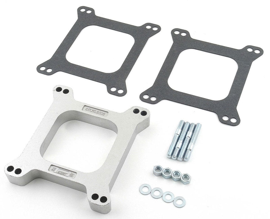 MRG For Holley/Carter Standard Bolt Patterns Mr Gasket Aluminium Carburettor Spacer Kit 1" Open Centre MG6005 Autofit