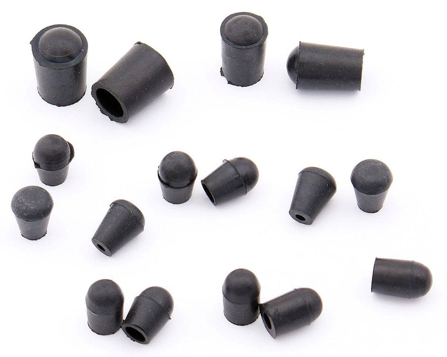 MRG Kit Includes 4 pcs-1/8", 4 pcs-3/16", 4 pcs-1/4", 2 pcs-5/16", 2 pcs- Mr Gasket Vacuum Cap Assortment Kit MG3704 Autofit
