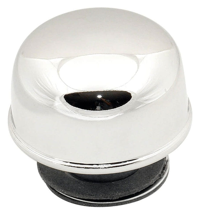 MRG Mr Gasket Chrome Plated Twist-On Breather 2-3/8" Dia. x 1-3/4" without logo MG20 Autofit