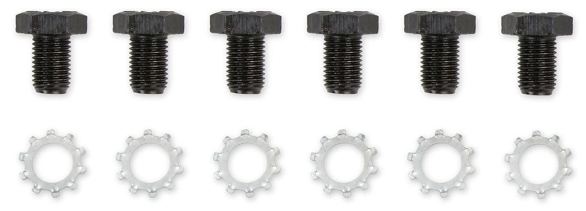MRG Suit Chevy Mr Gasket Flexplate Bolts 7/16"-20 x 11/16" (6pk) MG6710 Autofit