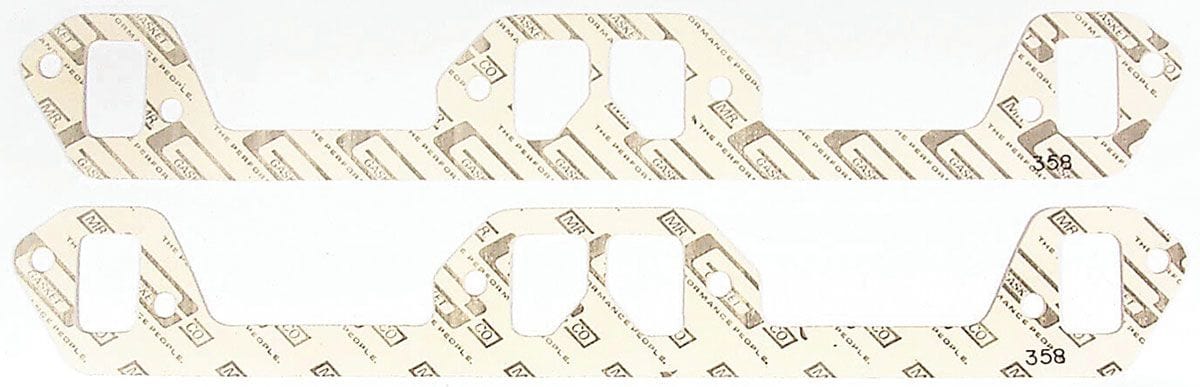 MRG Suit Chrysler 318-360 1975-91 Mr Gasket Performance Exhaust Gasket Stock Port 1.30"W x 1.80"H MG358 Autofit