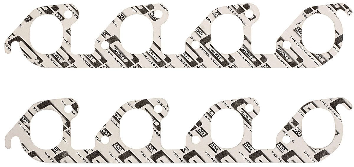 MRG Suit Ford 351C, 315M & 400 1970-74, 1.58"W x 1.96"H Mr Gasket Performance Exhaust Gasket 2BBL Stock Port MG263 Autofit