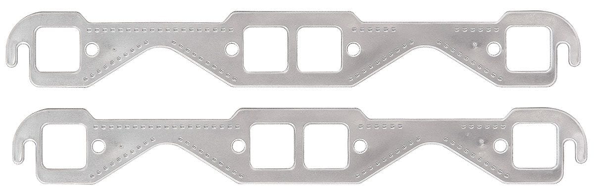 MRG Suit S/B Chev 262-400 Aluminium Layered Exhaust Gasket Set, 1.45" x 1.48" MG7401G Autofit