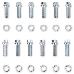MRG Suit SB Chev (Pre-86) Intake Manifold Bolt Kit, 12-Point Head Zinc Plated MG6091 Autofit