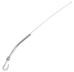 MRG Suit Small Block Chevy 1965-79 Mr Gasket Chrome Plated Oil Dipstick - Block Mount MG6235 Autofit