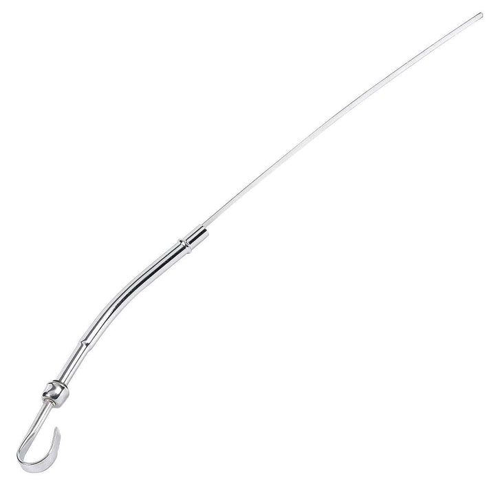 MRG Suit Small Block Chevy 1965-79 Mr Gasket Chrome Plated Oil Dipstick - Block Mount MG6235 Autofit