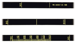 MRG Suit Small Block Chevy 1969-93 Mr Gasket 6-3/4" Dia Precision Timing Tape MG1588 Autofit