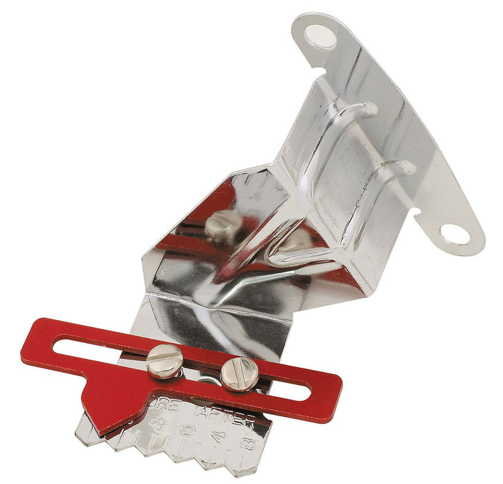MRG Suit Small Block Chevy Mr Gasket 7" Chrome Plated Timing Tab with Adjustable Pointer MG4597 Autofit