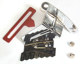 MRG Suit Small Block Chevy Mr Gasket 8" Chrome Plated Timing Tab with Adjustable Pointer MG4598 Autofit