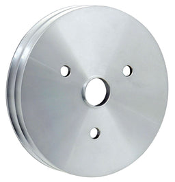 MRG Suit Small Block Chevy with Short Water Pump 1955-68 Mr Gasket Billet Style Aluminium Crankshaft Pulley - Double Groove MG5313 Autofit