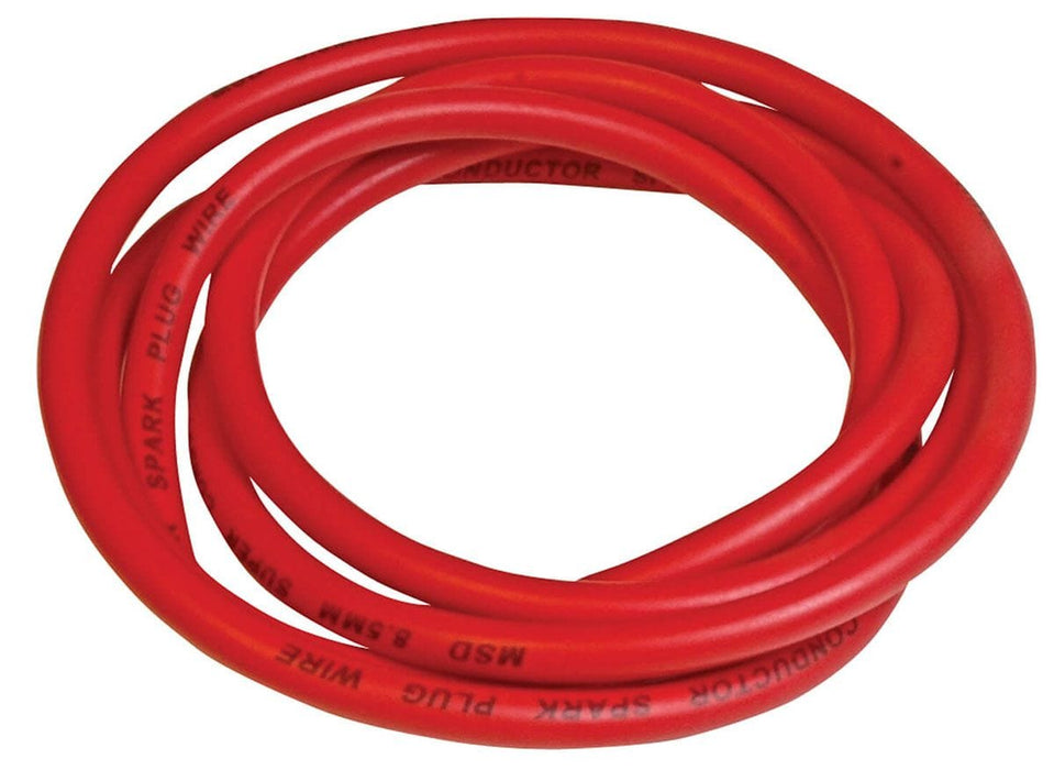 MSD 100ft roll, Red, 8.5mm Bulk Super Conductor Ignition Lead MSD34049 Autofit