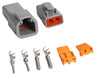 MSD 2 Pin, 12-14 Gauge Wire Deutsch Connector MSD8184 Autofit