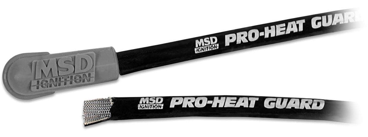 MSD 25ft roll, Ignition Lead Sleeve, Heat Protection, 3/8" I.D. Pro-Heat Guard MSD3411 Autofit