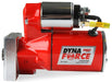 MSD 3hp Mini, Red Powder-coat, Suit Chevy Small/Big Block, Inline Bolt Mo DynaForce Starter Motor MSD5095 Autofit