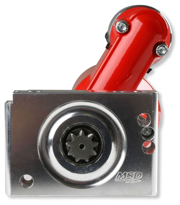 MSD 3hp Mini, Red Powder-coat, Suit Chevy Small/Big Block, Inline Bolt Mo DynaForce Starter Motor MSD5095 Autofit