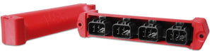 MSD 4-Connector CAN-Bus Hub Power Grid Connector - Red MSD7740 Autofit