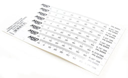 MSD 5.250 to 8 in. Diameter Balancer, Timing Tapes for Harmonic Balancers MSD8985 Autofit